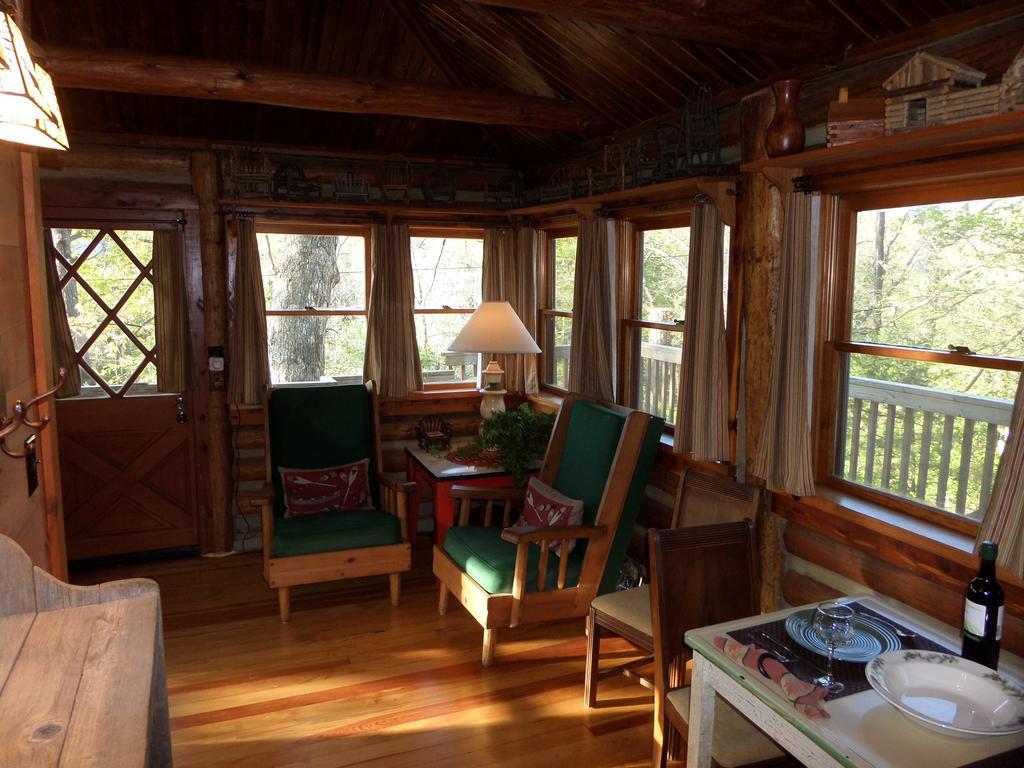 Lake Lucerne Treehouse Villa Eureka Springs Bagian luar foto